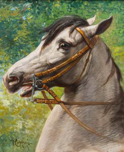 Vittorio Cajani (Torino, 1890 – Parigi, 1940), Il cavallo bianco, 1913